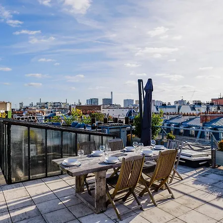 アパート Luxury Penthouse Rooftoop Eiffel Tower View - Em02 パリ