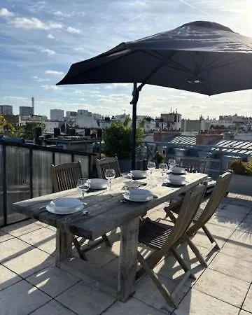 Luxury Penthouse Rooftoop Eiffel Tower View - Em02 Apartmán *